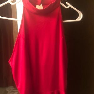 Women’s Charlotte Russe Mockneck Peplum top NWT